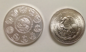 Mexican libertad silver coins reverse
