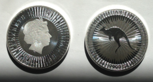 perth mint silver kangaroo coins