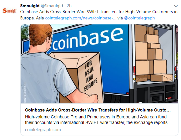 coinbase swift
